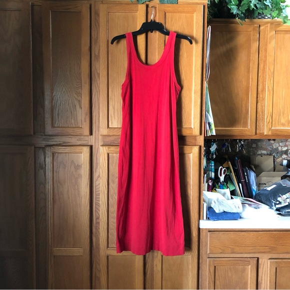 Everlane The Ribbed Tank Midi Dress - L - Picture 2 of 11